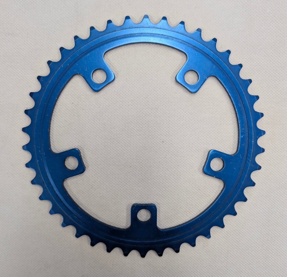Chainring 42T 110mm BCD 3mm 5 Bolt Blue (Used)