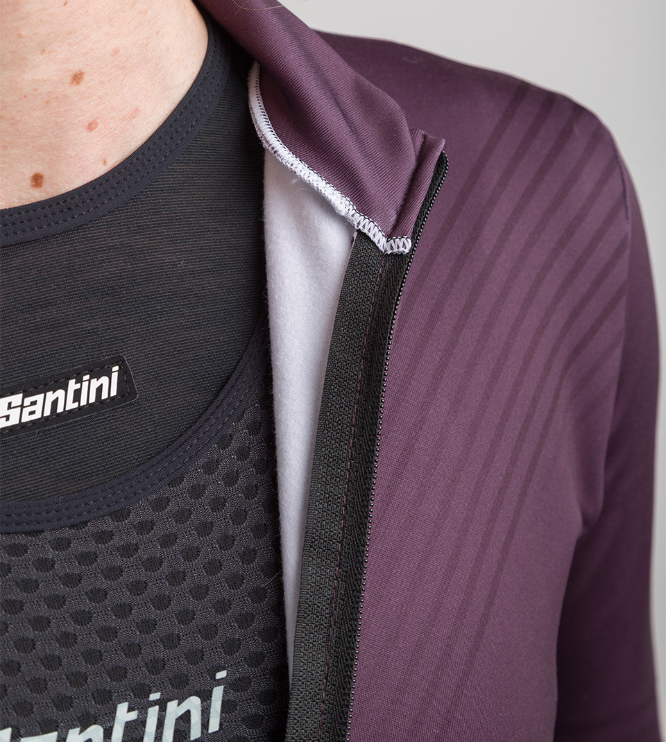 Santini Womens Pure Dye Thermal Long Sleeve Jersey