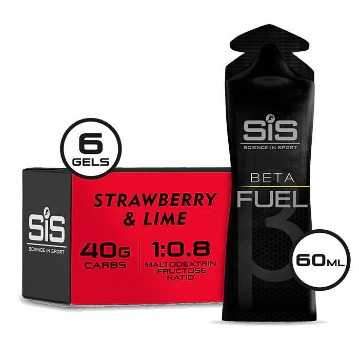 Science in Sport Beta Fuel Energy Gel Strawberry Lime 60ml (6pk)