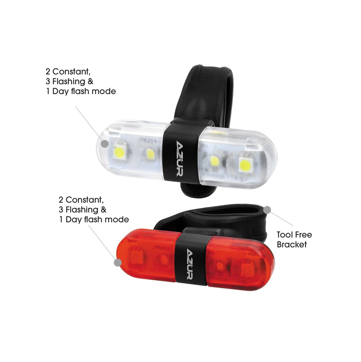 Azur Nano 60/40lm USB Light Set