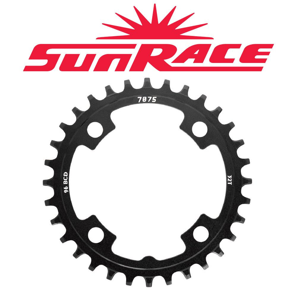 Chainring 30T Sunrace CRMX00 Narrow-Wide Alloy Black