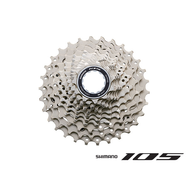 Cassette Shimano 105 acier chromé 11V Japan 11-28 vélo