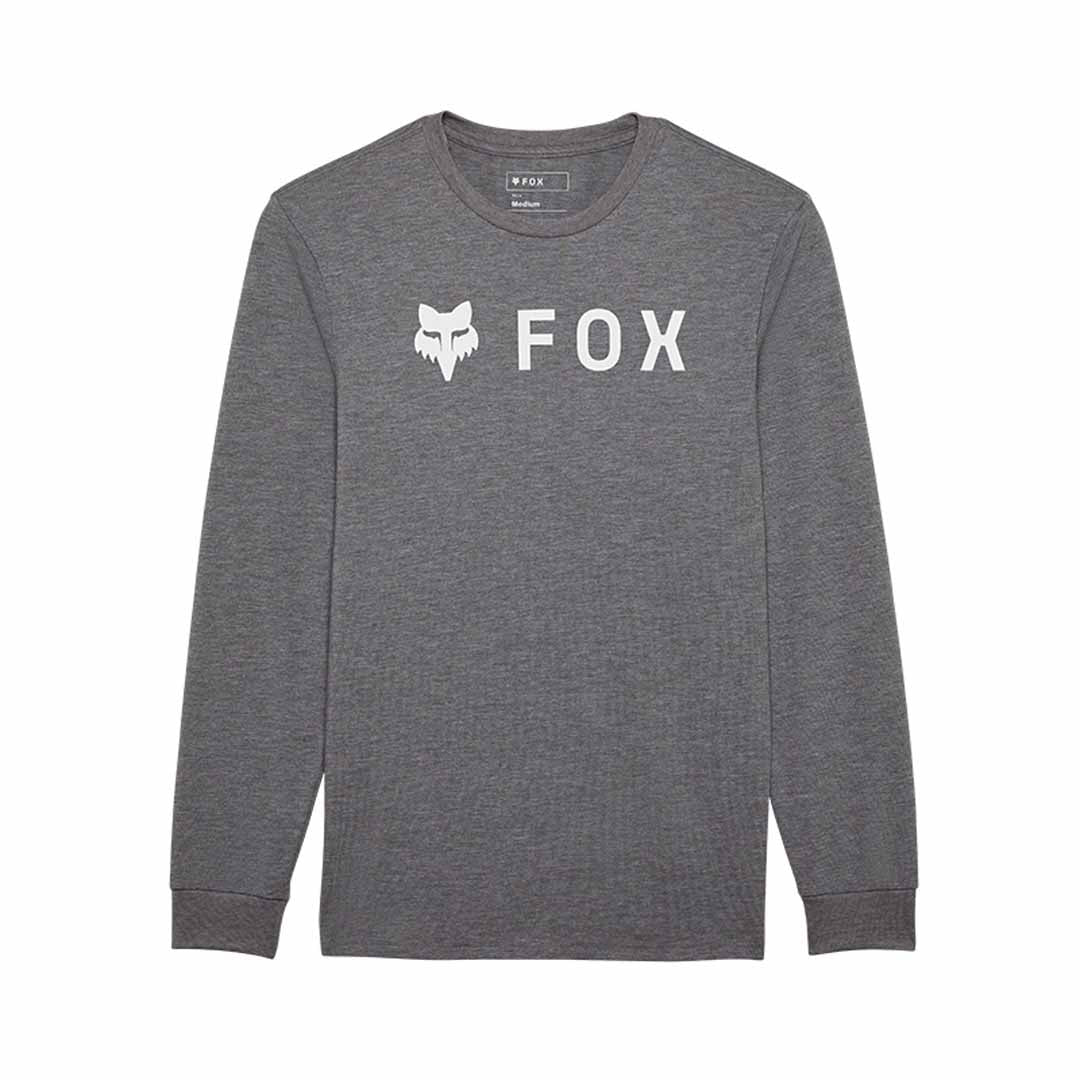 Fox Mens Absolute Long Sleeve Tech Tee (2025) in Heather Graphite