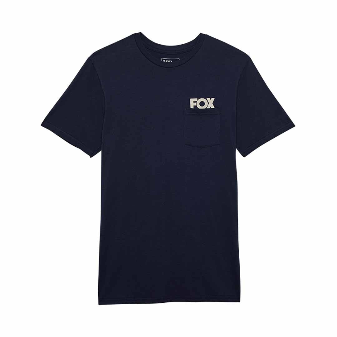 Fox Mens Big F Premium Tee (2025) in Midnight Blue