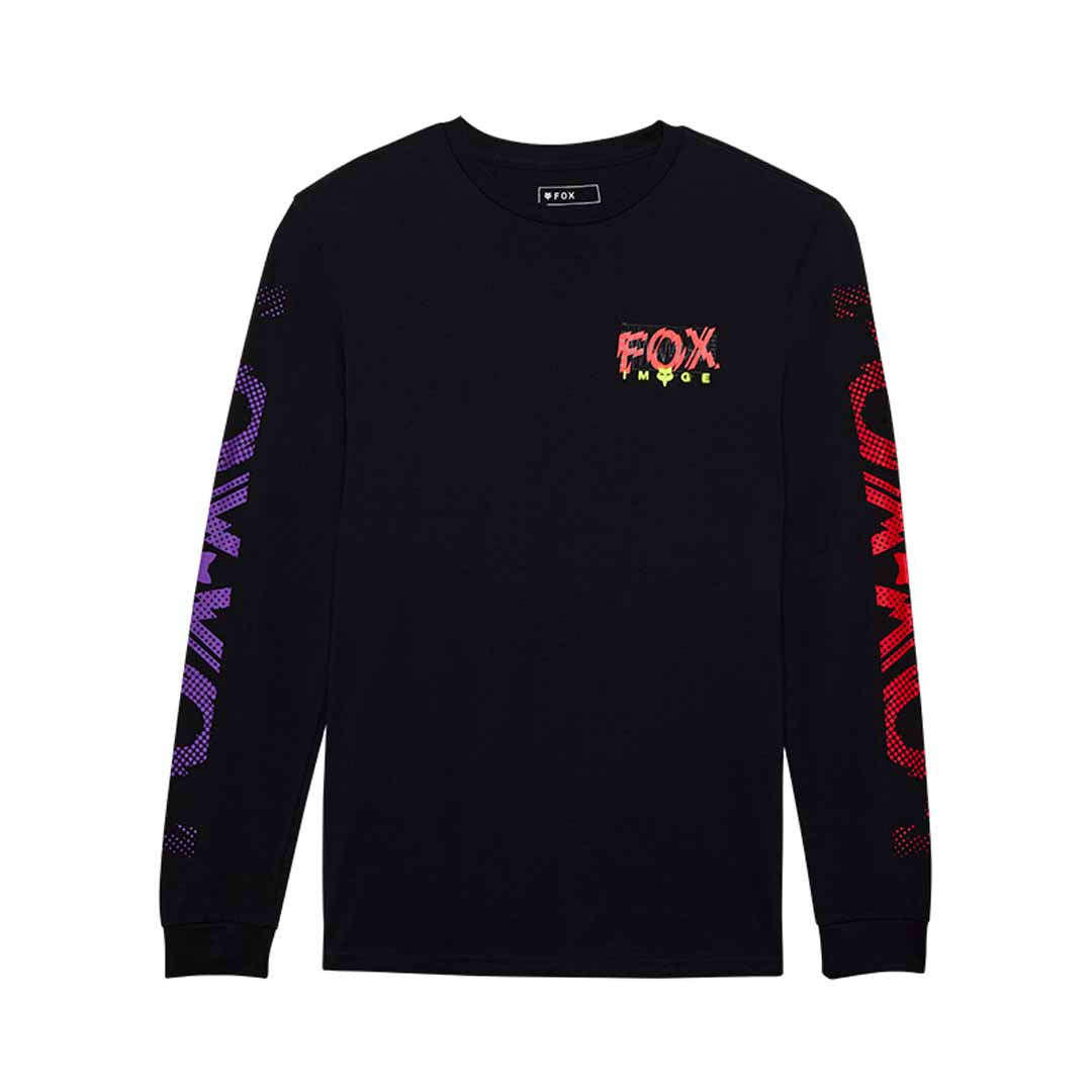 Fox Mens Energy Long Sleeve Premium Tee (2024) in Black