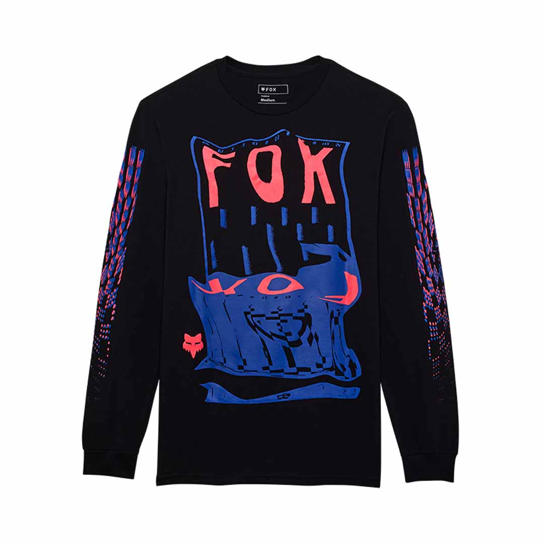 Fox Mens Emotion Blast Long Sleeve Premium Tee (2024) in Black