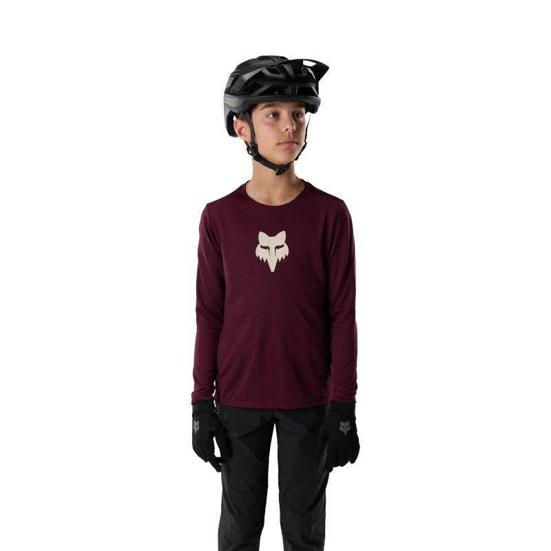 Fox Youth Ranger Long Sleeve Jersey Fox Head (2026)