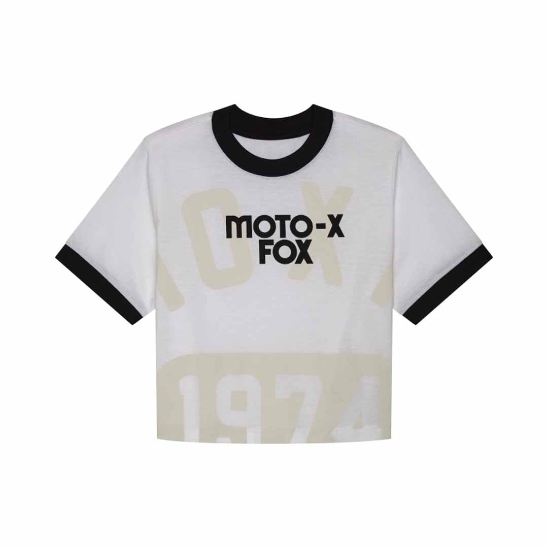 Fox Womens Circa 74 Ringer Tee (2025) in White