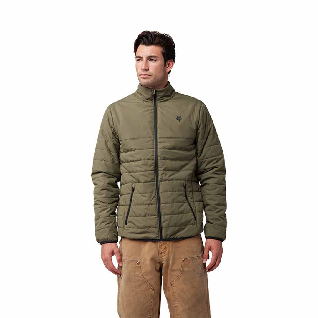 Fox Mens Howell Puffy Jacket (2024) in Olive Green