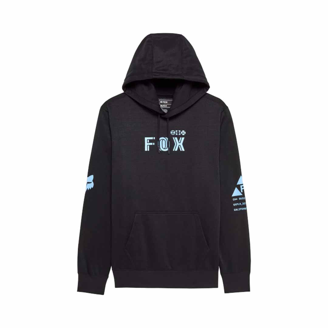 Fox Mens Glyph Tech Pullover Hoodie (2025) in Black