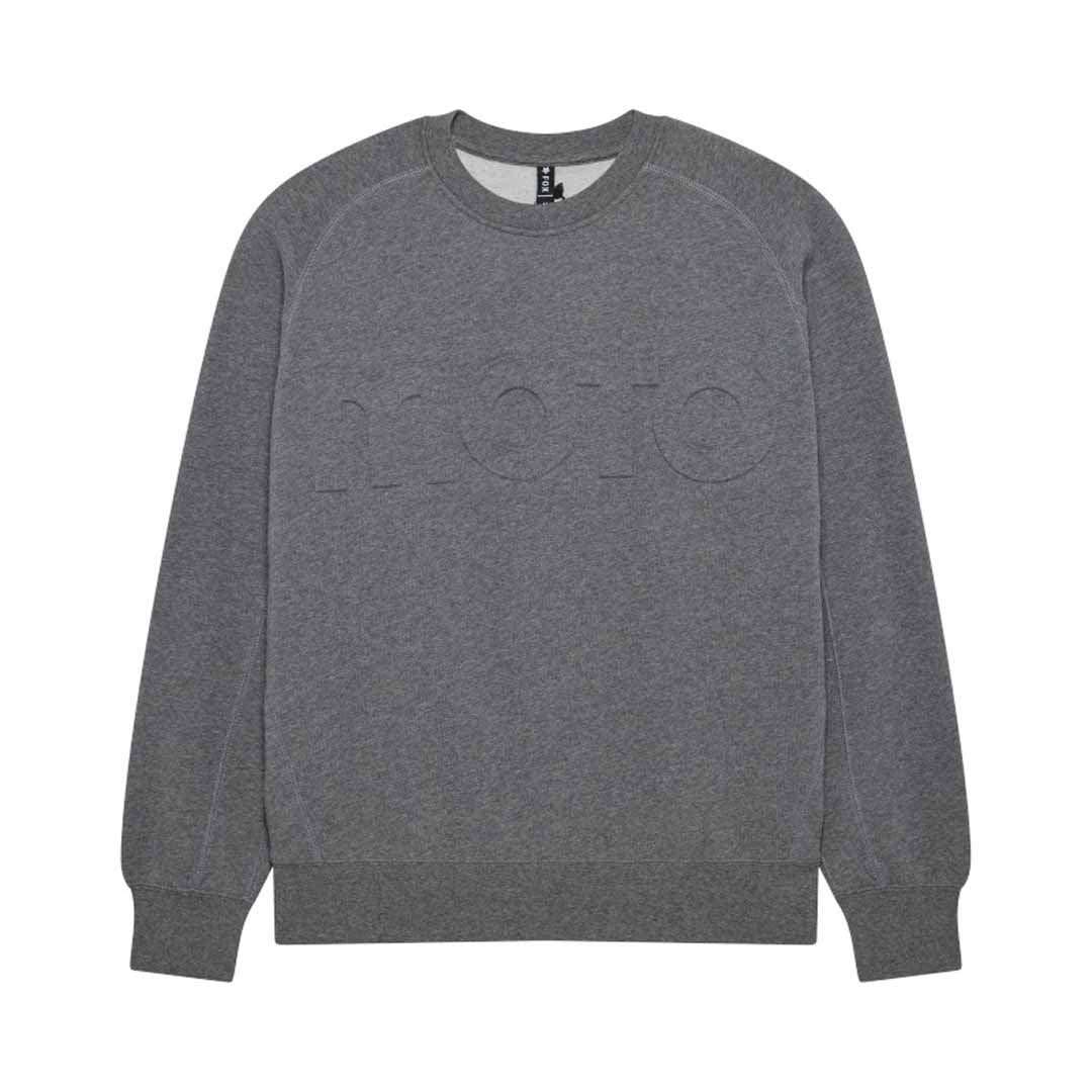 Fox Mens Moto-X Oversized Crew Sweatshirt (2026) in Heather Graphite