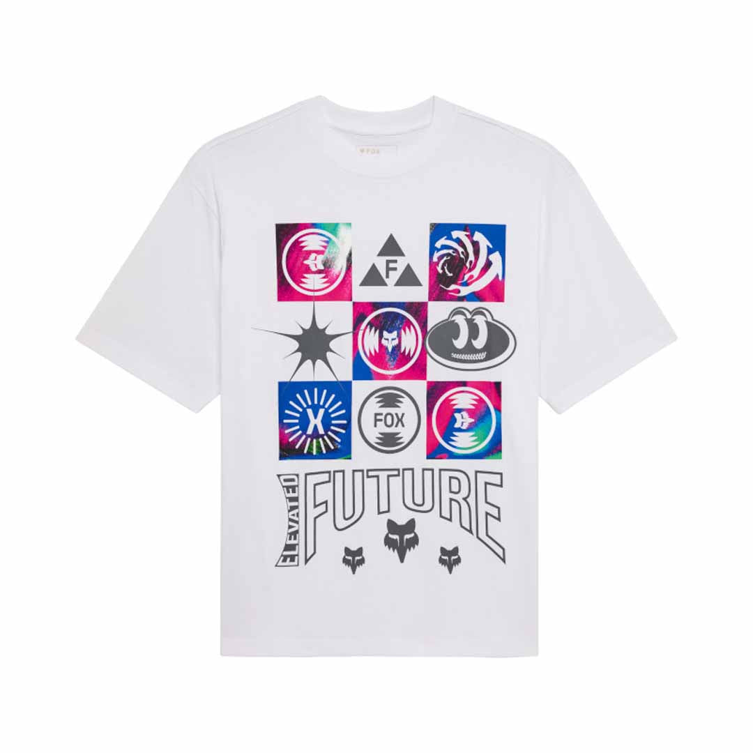 Fox Mens Image Cosmo Oversized Tee (2025) in White
