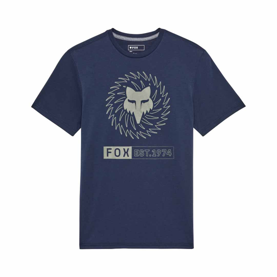 Fox Mens Kairos Tech Tee (2025) in Midnight Blue