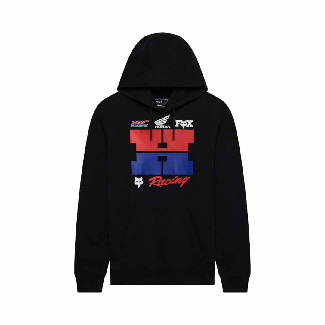 Fox Mens Honda Fleece Pullover (2026) in Black