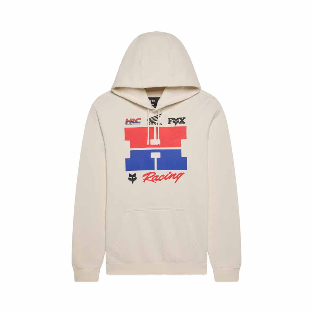 Fox Mens Honda Fleece Pullover (2026) in Off White
