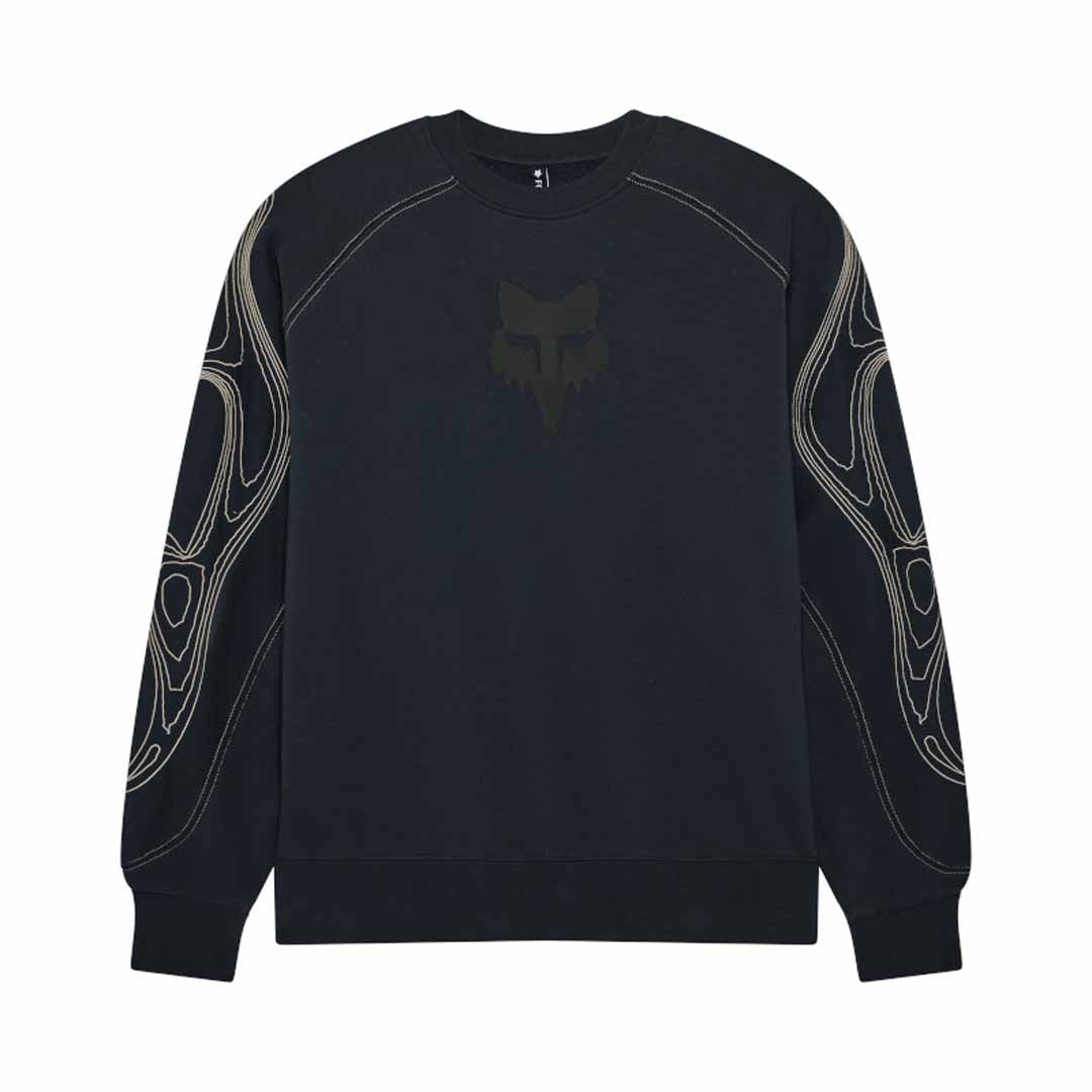 Fox Mens Vision Fleece Crew (2026) in Galaxy Blue
