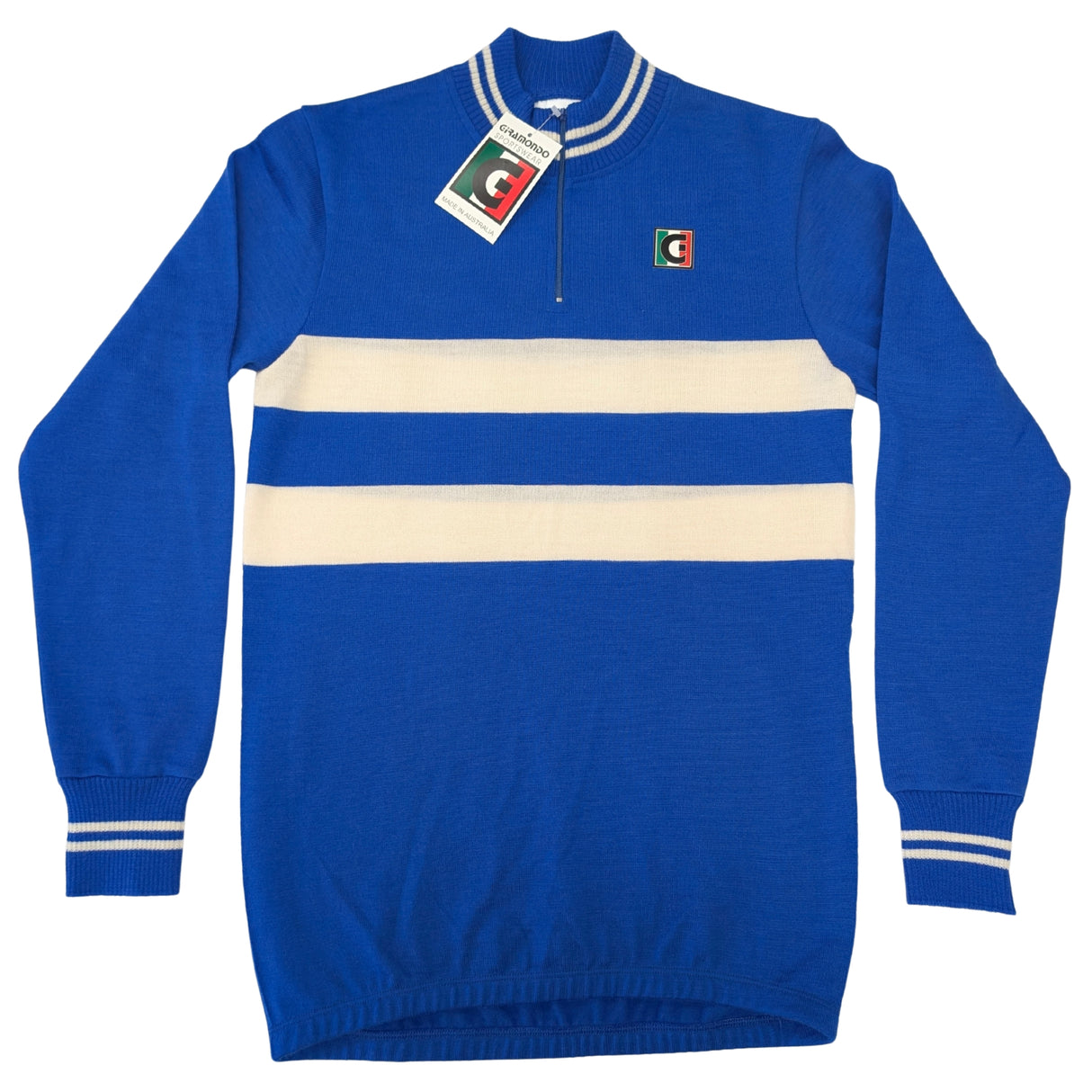 Giramondo Mens Vintage Wool Long Sleeve Jersey