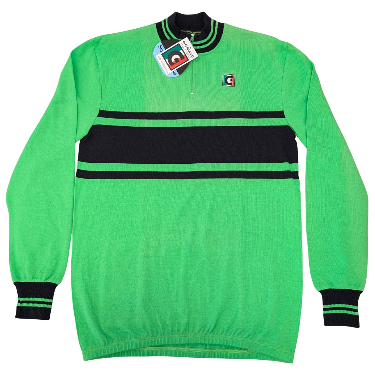 Giramondo Mens Vintage Wool Long Sleeve Jersey