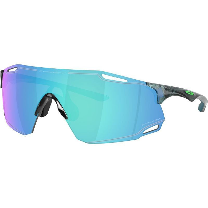 Oakley Cybr Dyno Crystal Black/Prizm Sapphire Sunglasses