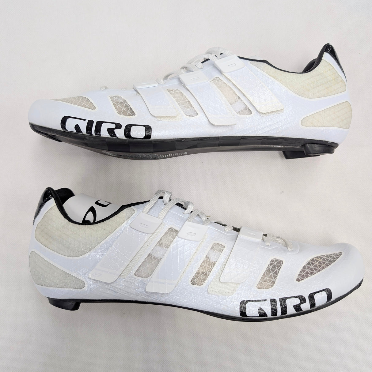 Giro Prolight Techlace Road Shoes White 48 (New, Discoloured)