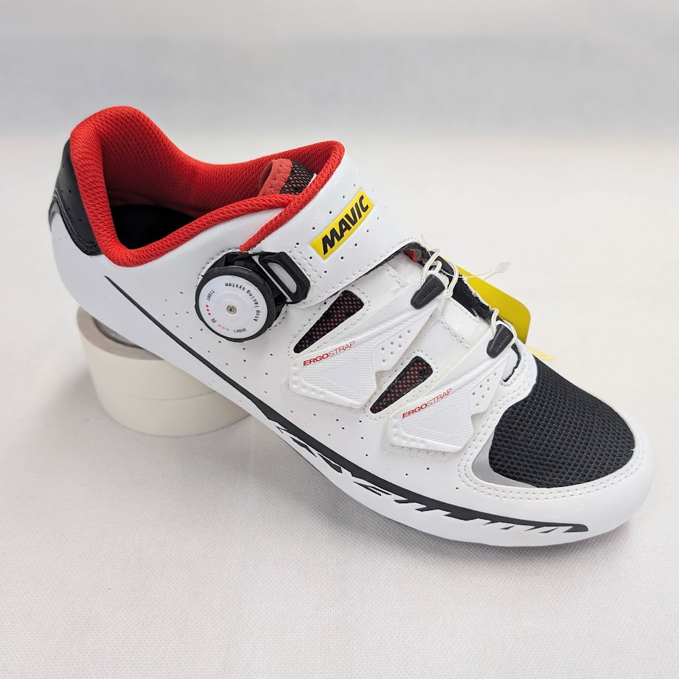 Mavic Ksyrium Pro II Mens Road Shoes White/Black/Red 42 2/3 (Sample)