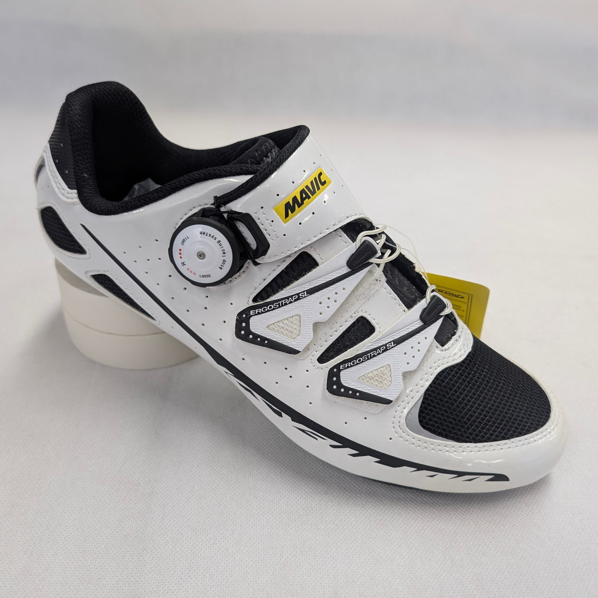 Mavic Ksyrium Ultimate II Mens Road Shoes White/Black 42 2/3 (Sample, Discoloured)