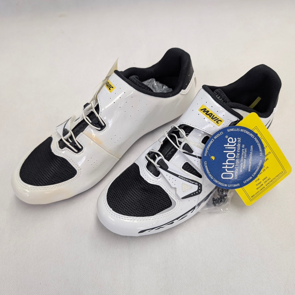 Mavic Ksyrium Ultimate II Mens Road Shoes White/Black 42 2/3 (Sample, Discoloured)