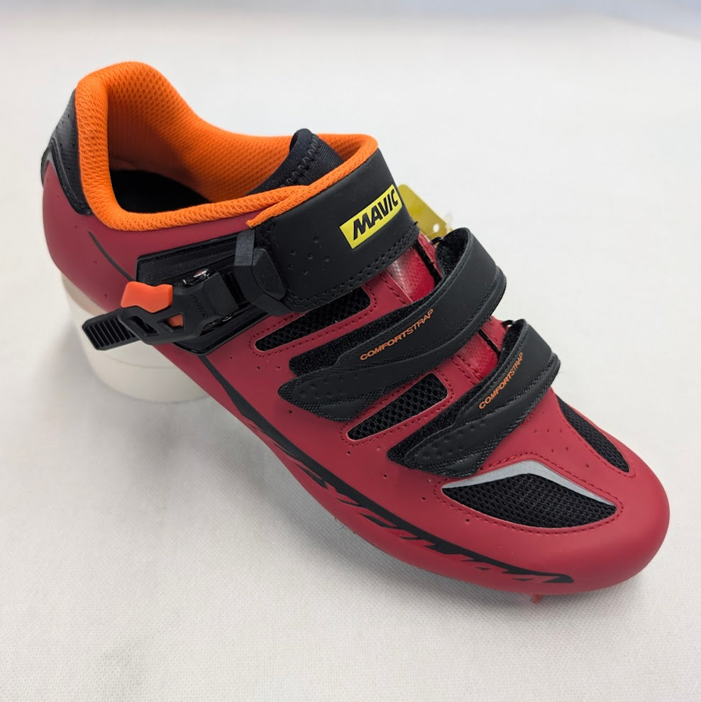 Mavic Ksyrium Elite II Mens Road Shoes Red/Black/Orange 42 2/3 (Sample)