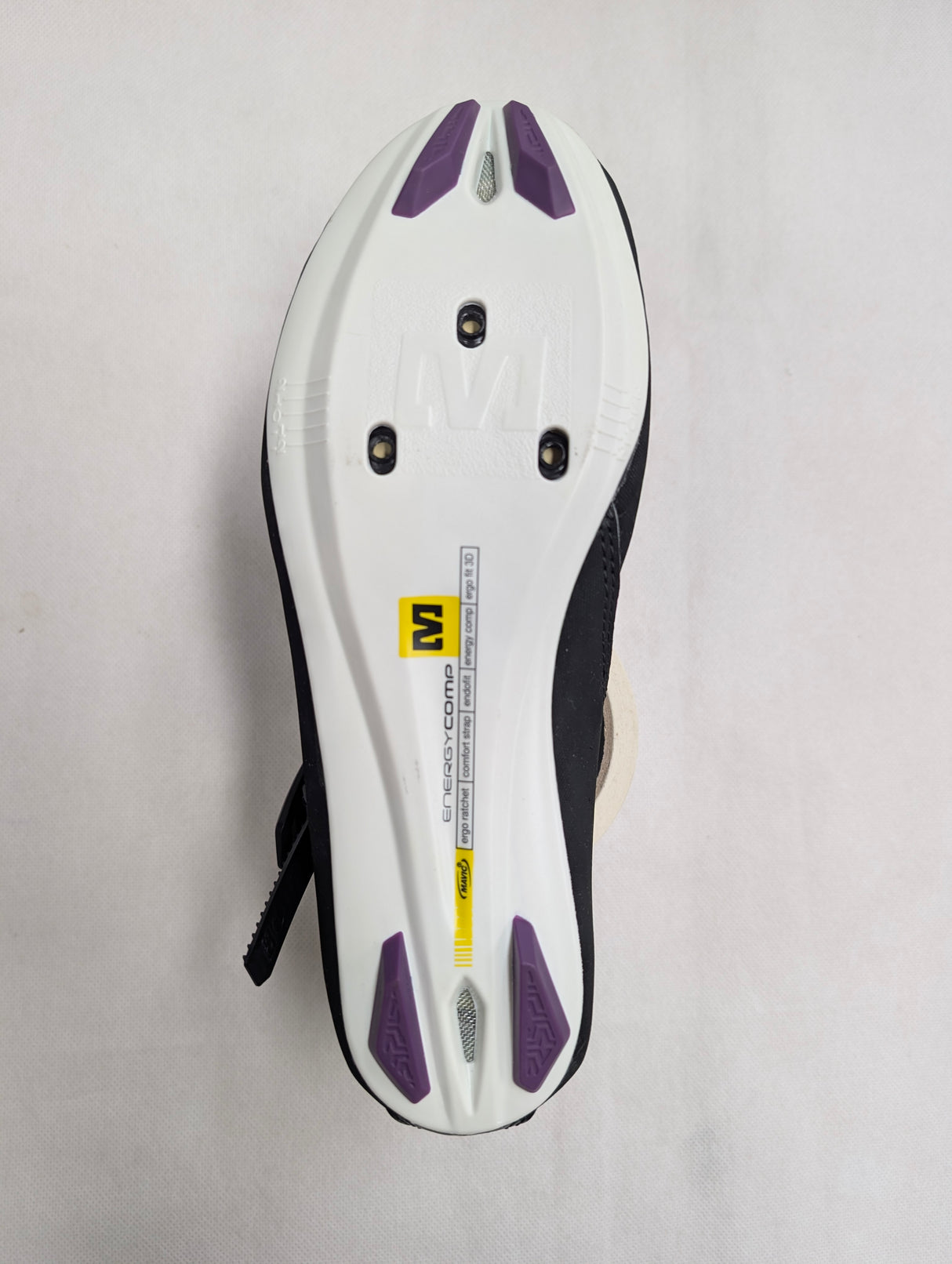 Mavic Ksyrium Elite Womens Road Shoes Black/White/Purple 38 2/3 (Sample)