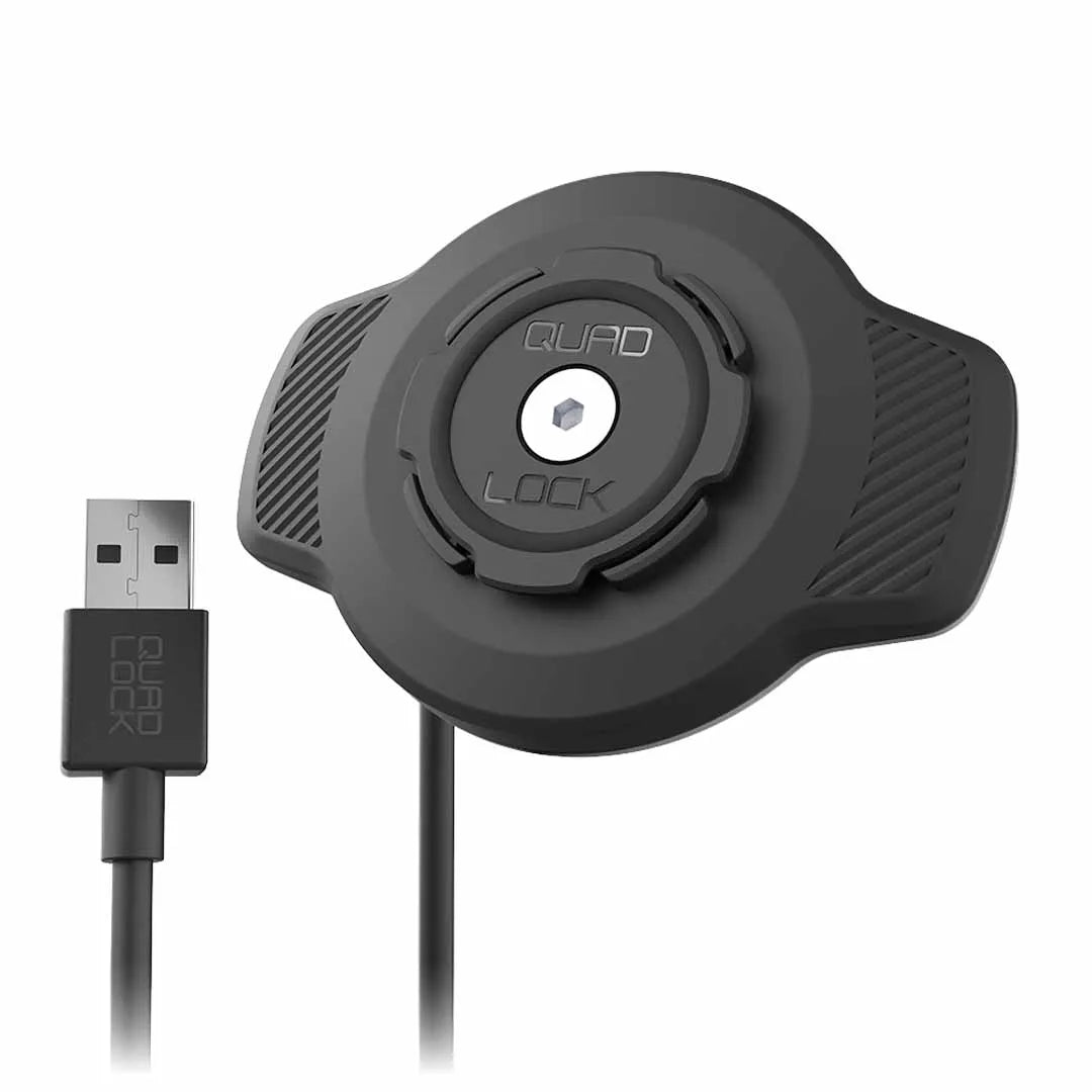 Quad Lock Waterproof Wireless Charging Head USB-A