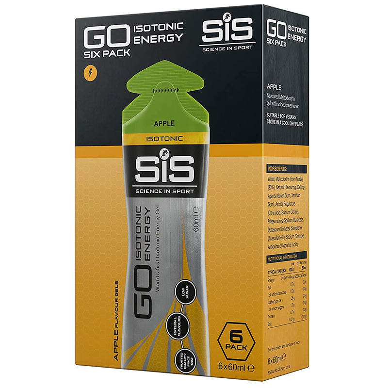 Science in Sport Go Isotonic Energy Gel 60ml (6 Pack) - Apple