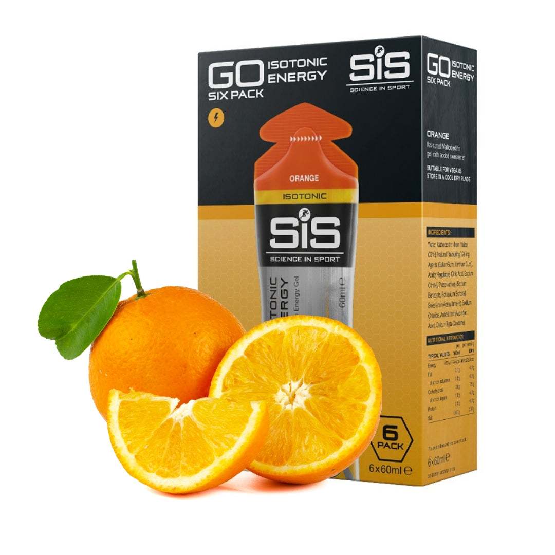 Science In Sport GO Isotonic Energy Gel 60ml (6 pack) - Orange