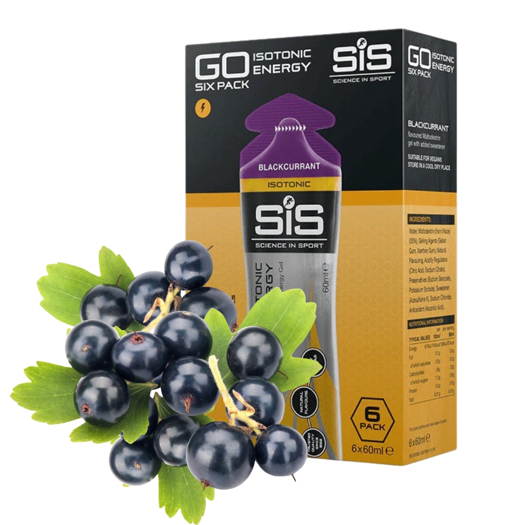 Science in Sport GO Isotonic Energy Gel 60ml (6 pack) - Blackcurrant