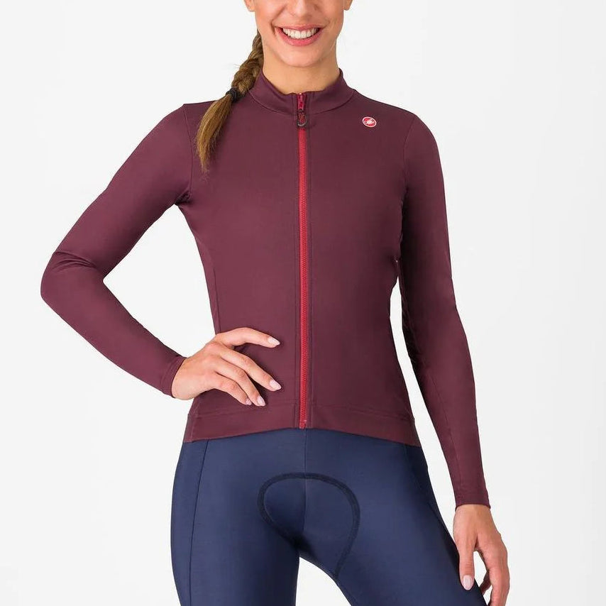 Castelli Womens Espresso Thermal Long Sleeve Jersey