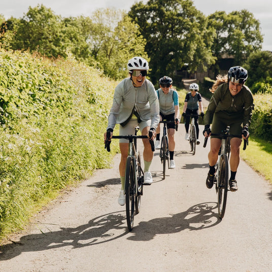 Group ride on electric road bikes