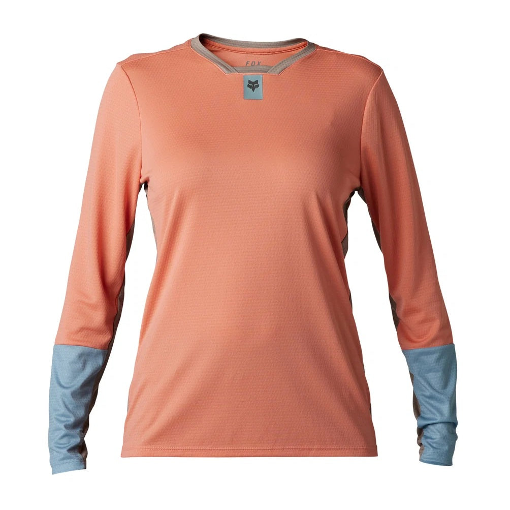 Fox Womens Defend Long Sleeve Jersey (2023)