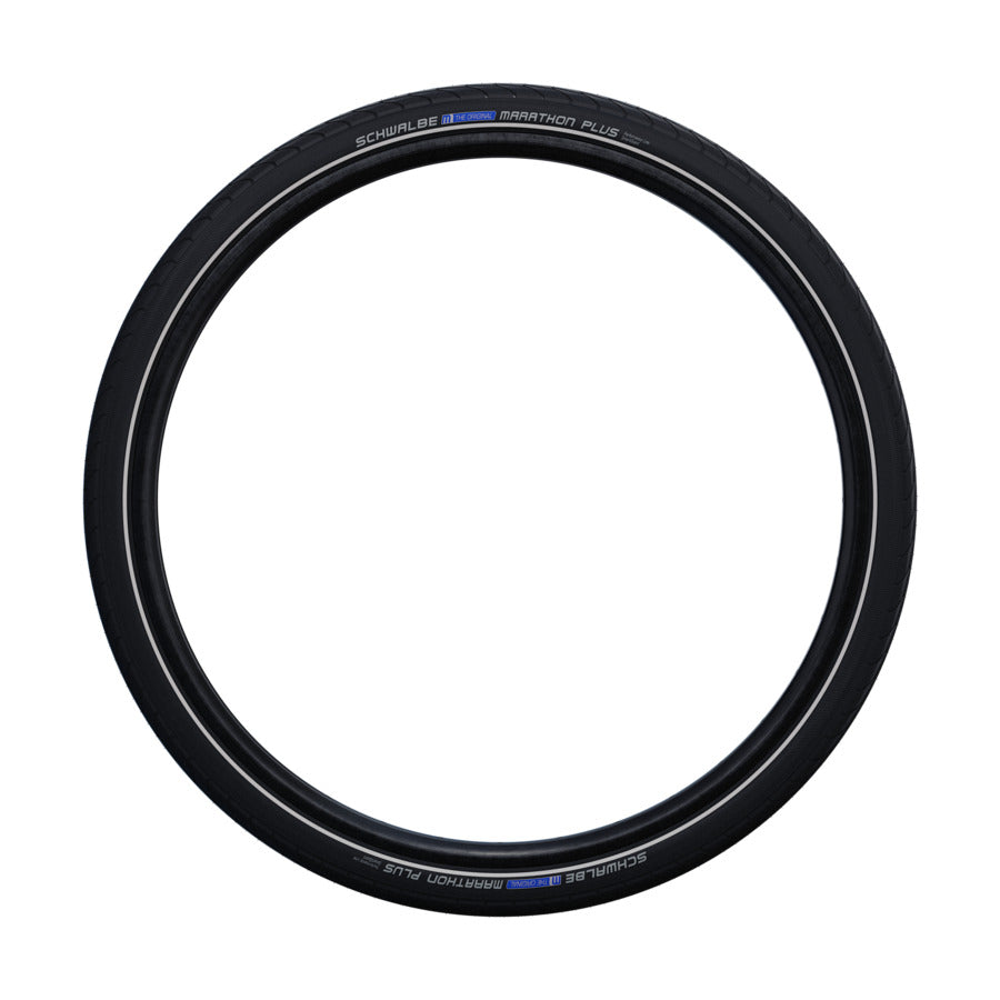 Tyre 16 x 1.35 Schwalbe Marathon Plus Wirebead Black Reflective