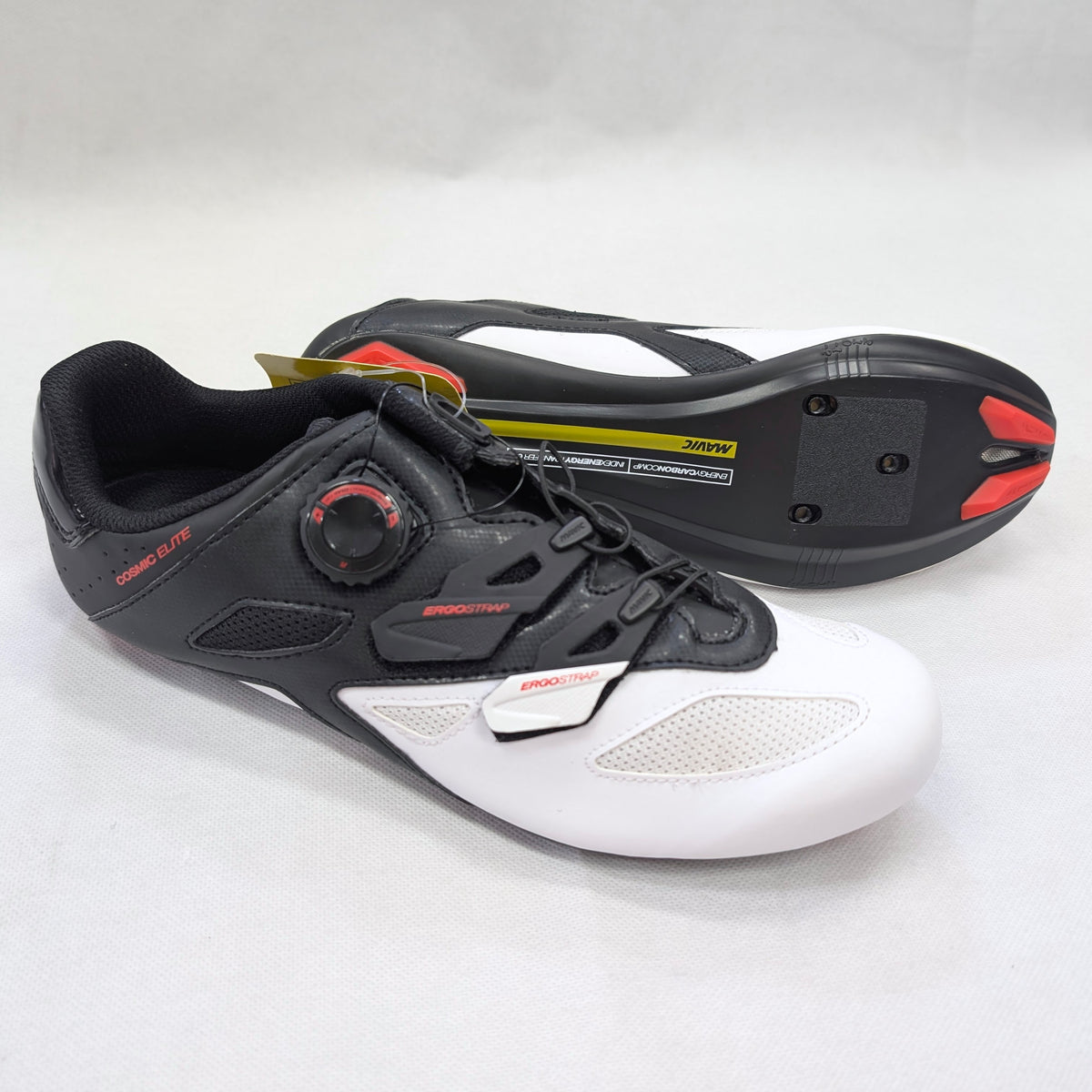 Mavic Cosmic Elite Mens Road Shoes Black/White 42 2/3 (Sample)