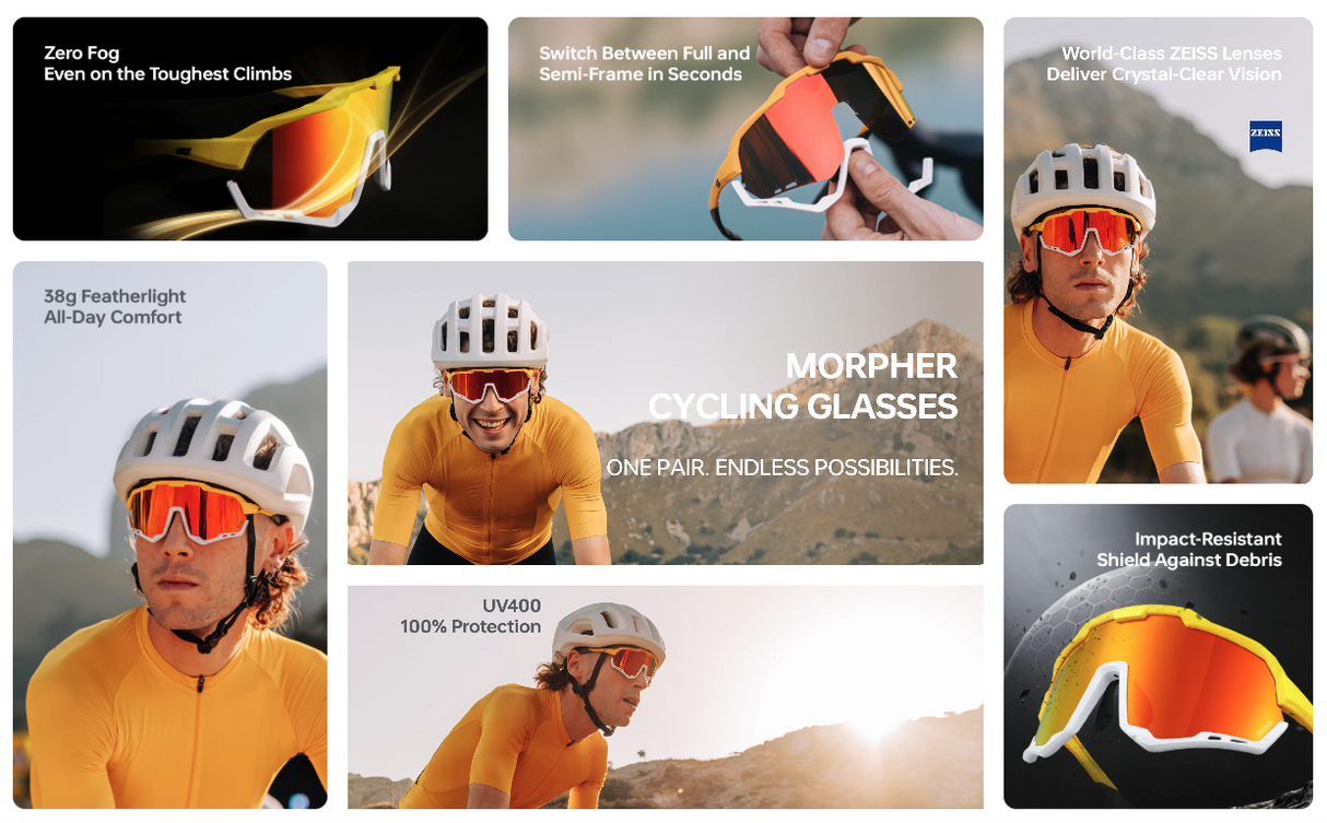 Magicshine Morpher Photochromic Mirror Sunglasses