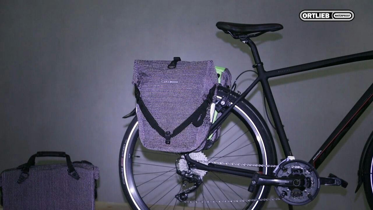 Ortlieb Back-Roller High-Vis Reflective Single Pannier Bag