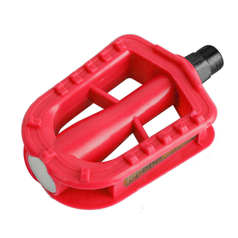 Kids Pedals Plastic 1/2" Red