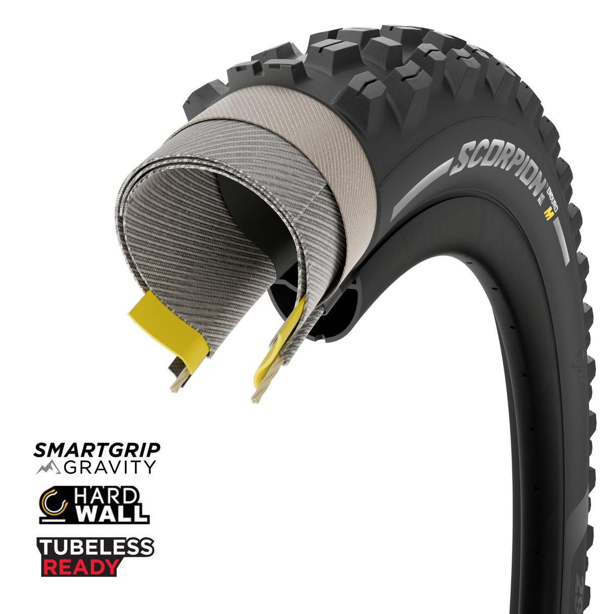 Tyre 29 Pirelli Scorpian Enduro Mixed Hardwall TLR Folding