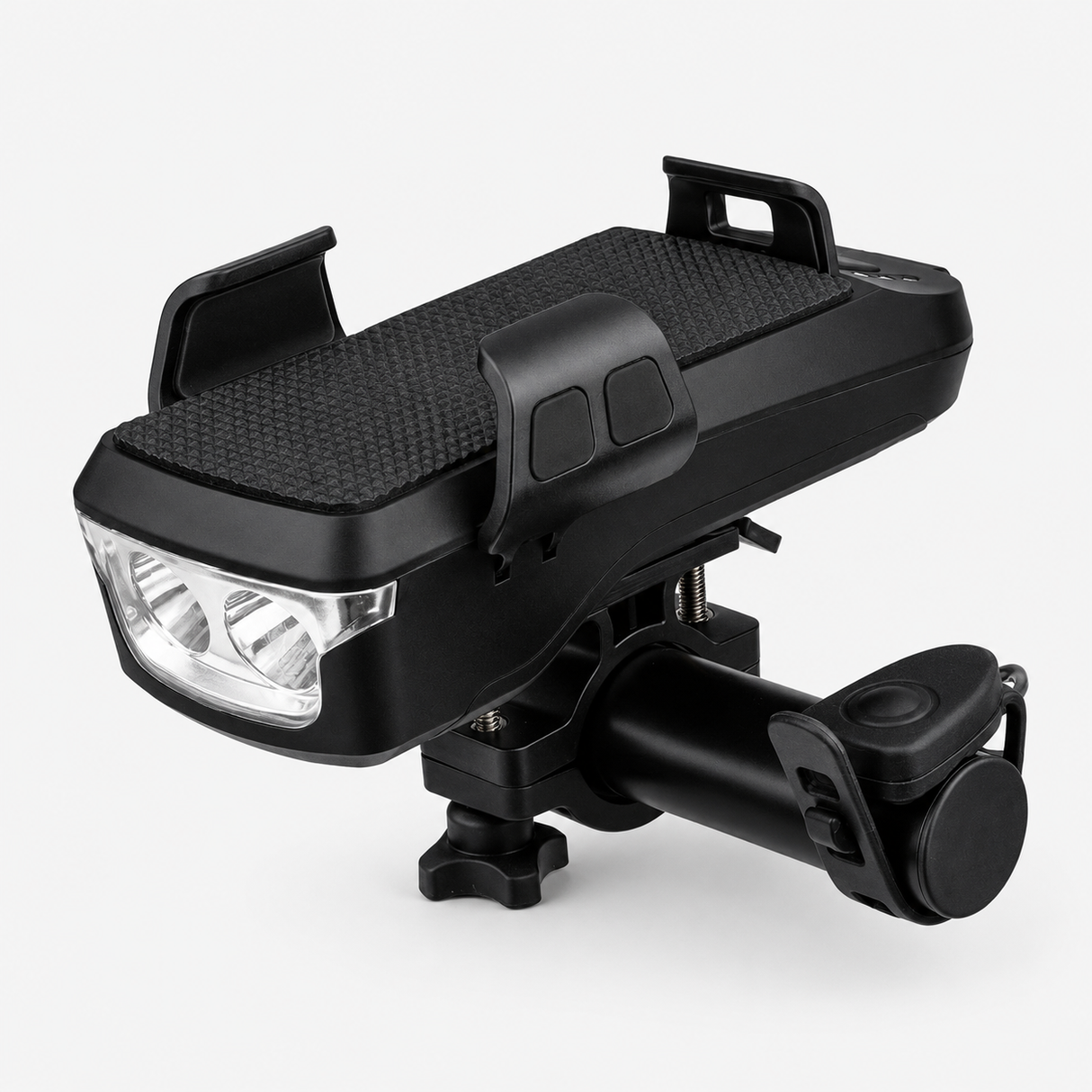 QBP Cell Vision Plus 650Lm 4-in-1 Front Light / Phone Mount / Charger / Horn