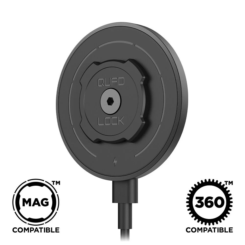 Quad Lock MAG Wireless Charging Head - Car/Desk