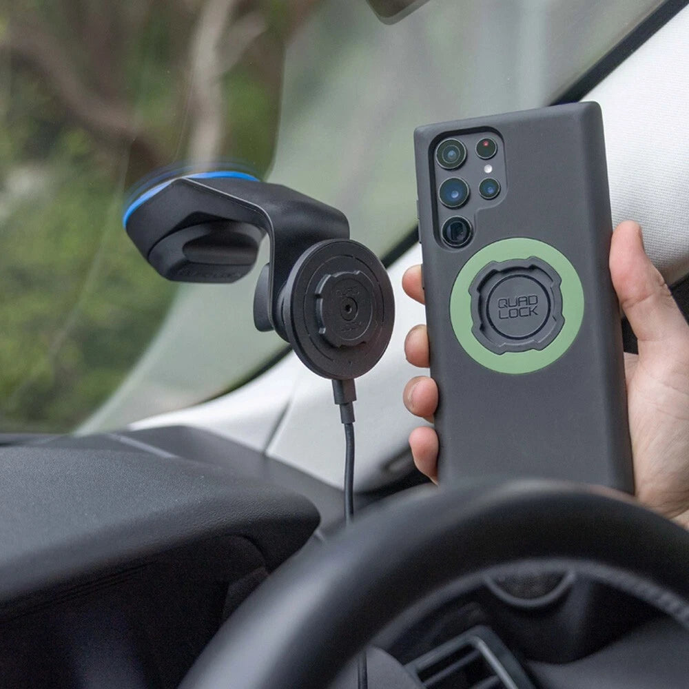 Quad Lock MAG Wireless Charging Head - Car/Desk