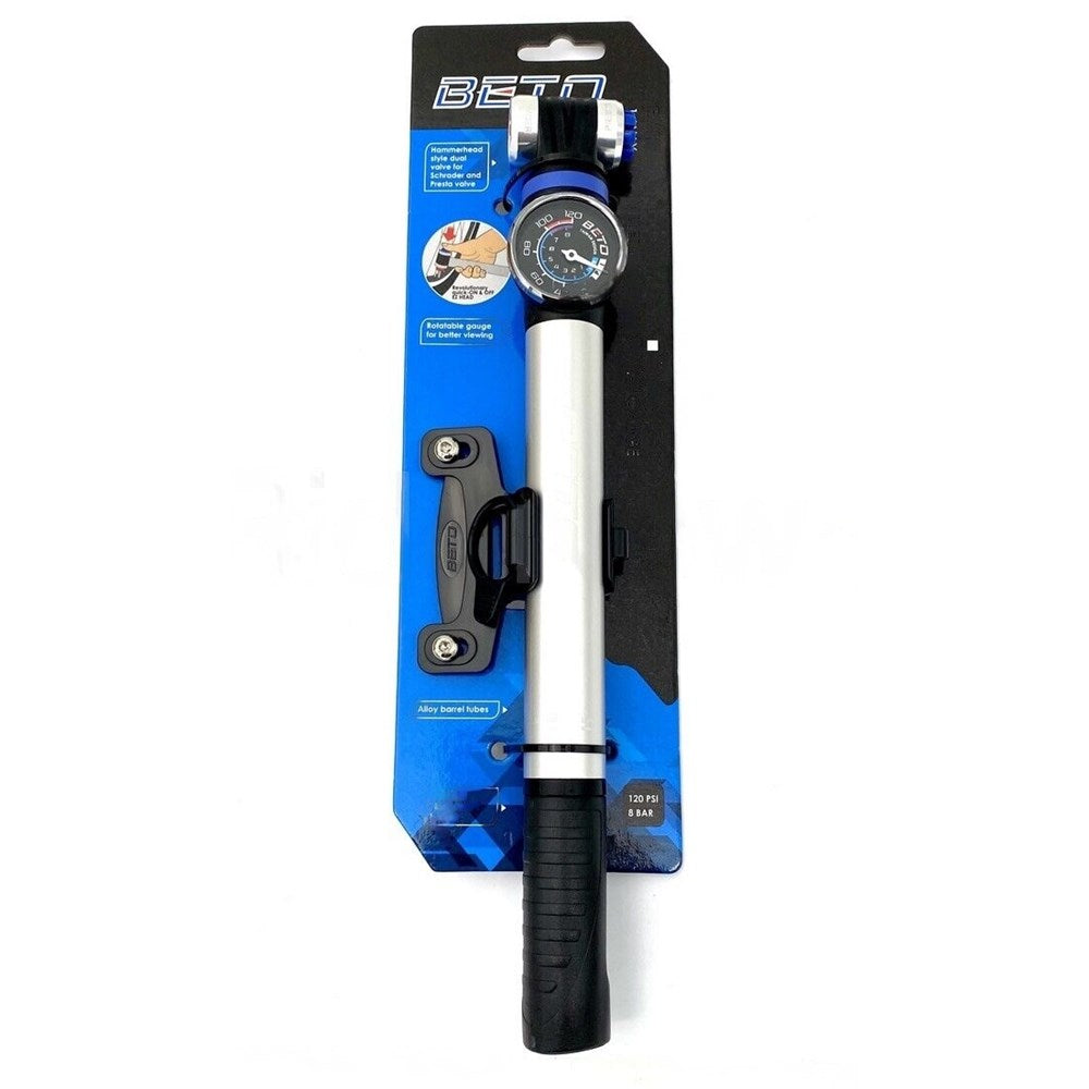 Beto Alloy MTB Pump with Gauge