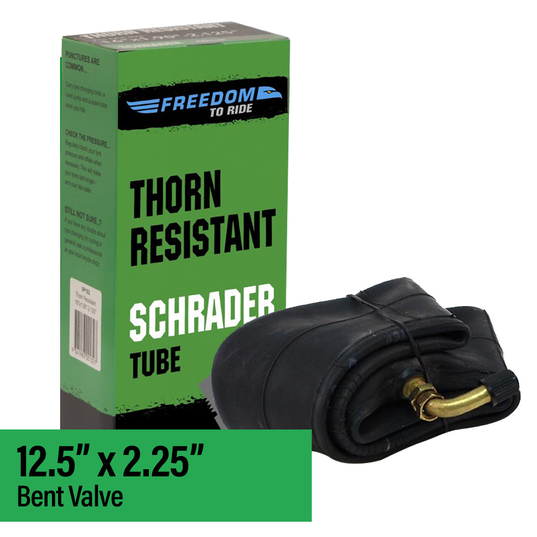 Tube 12.5 x 2.25 Freedom Thorn Resistant Schrader Bent Valve
