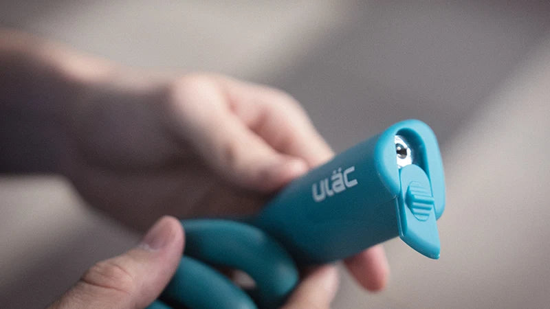 ULAC Avenir Memory Coil Cable Lock Sky Blue