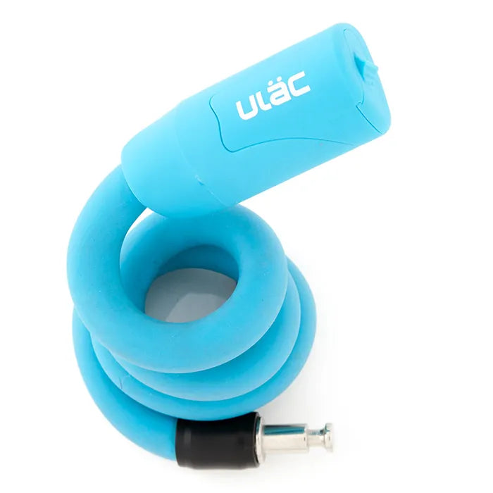 ULAC Avenir Memory Coil Cable Lock Sky Blue