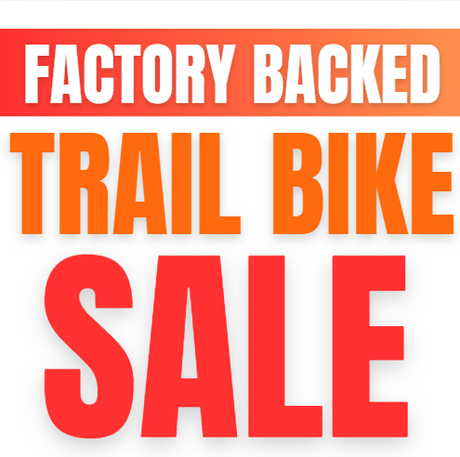  factory-backed trail bike sale